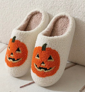 White Pumpkin Slippers